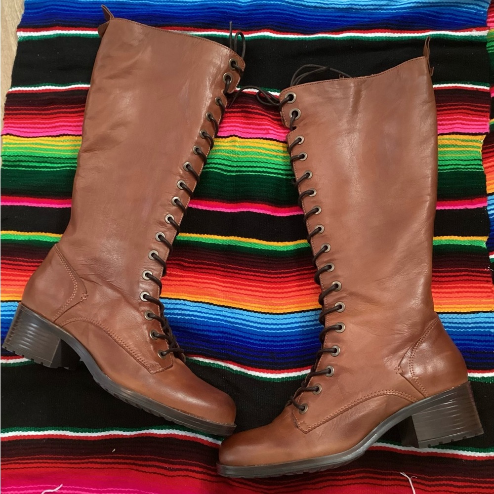 Miz Mooz Jitterbug leather boots, size 40, NEW
